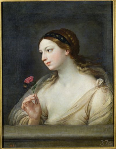 Girl with a Rose by Guido Reni
